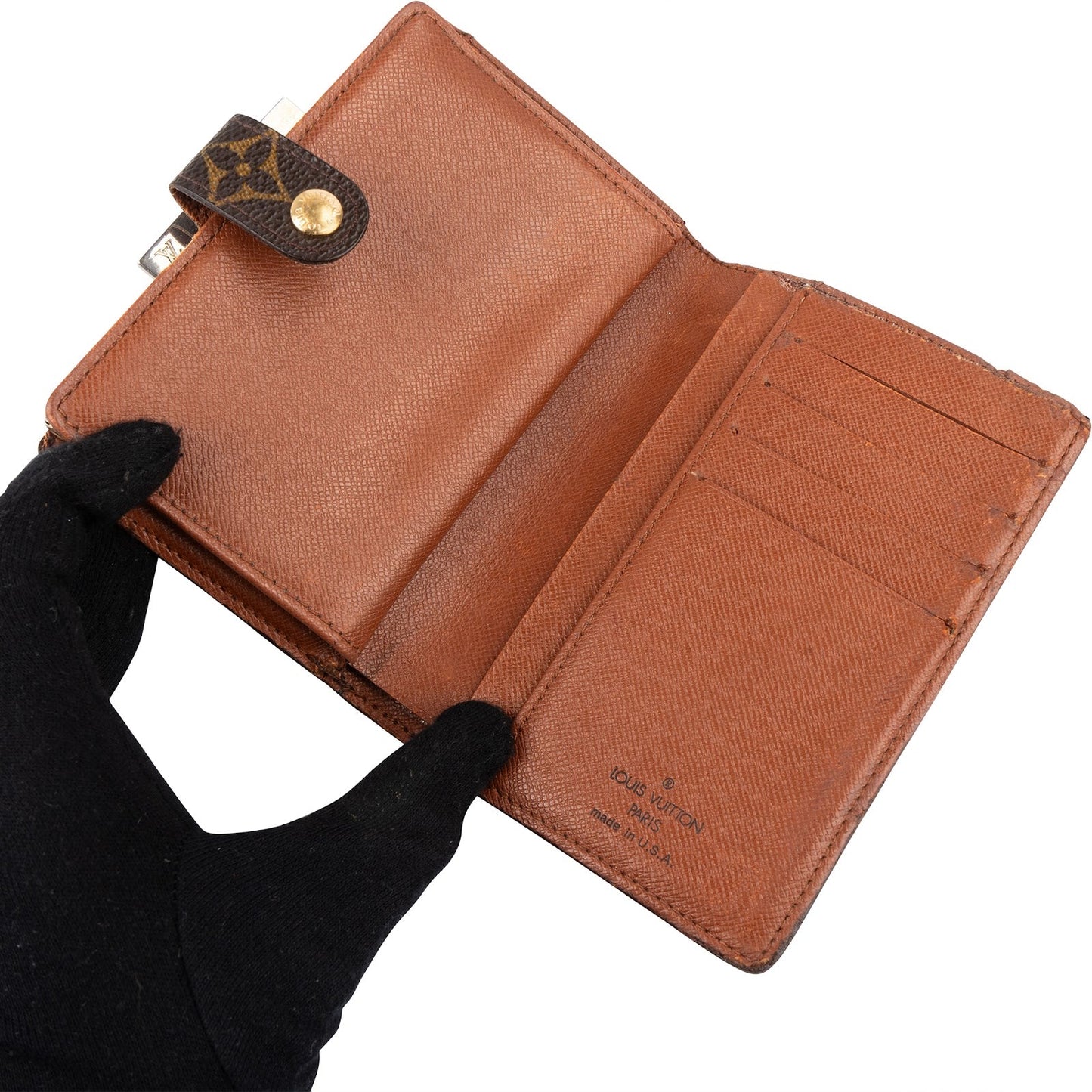 Louis Vuitton Monogram Canvas Compact Clip Wallet