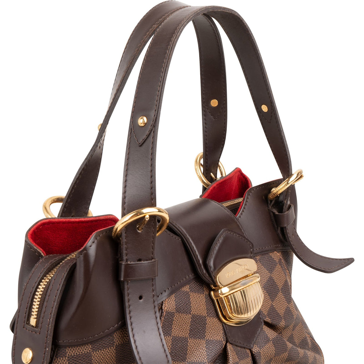 Louis Vuitton Monogram Damier Ebene Canvas Sistina PM Shoulder Bag