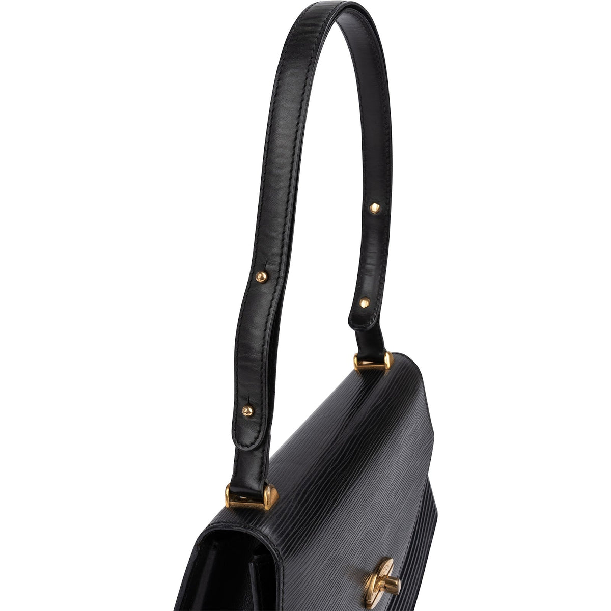 Louis Vuitton Tilsitt aus schwarzem Epi-Leder – Ansicht 2
