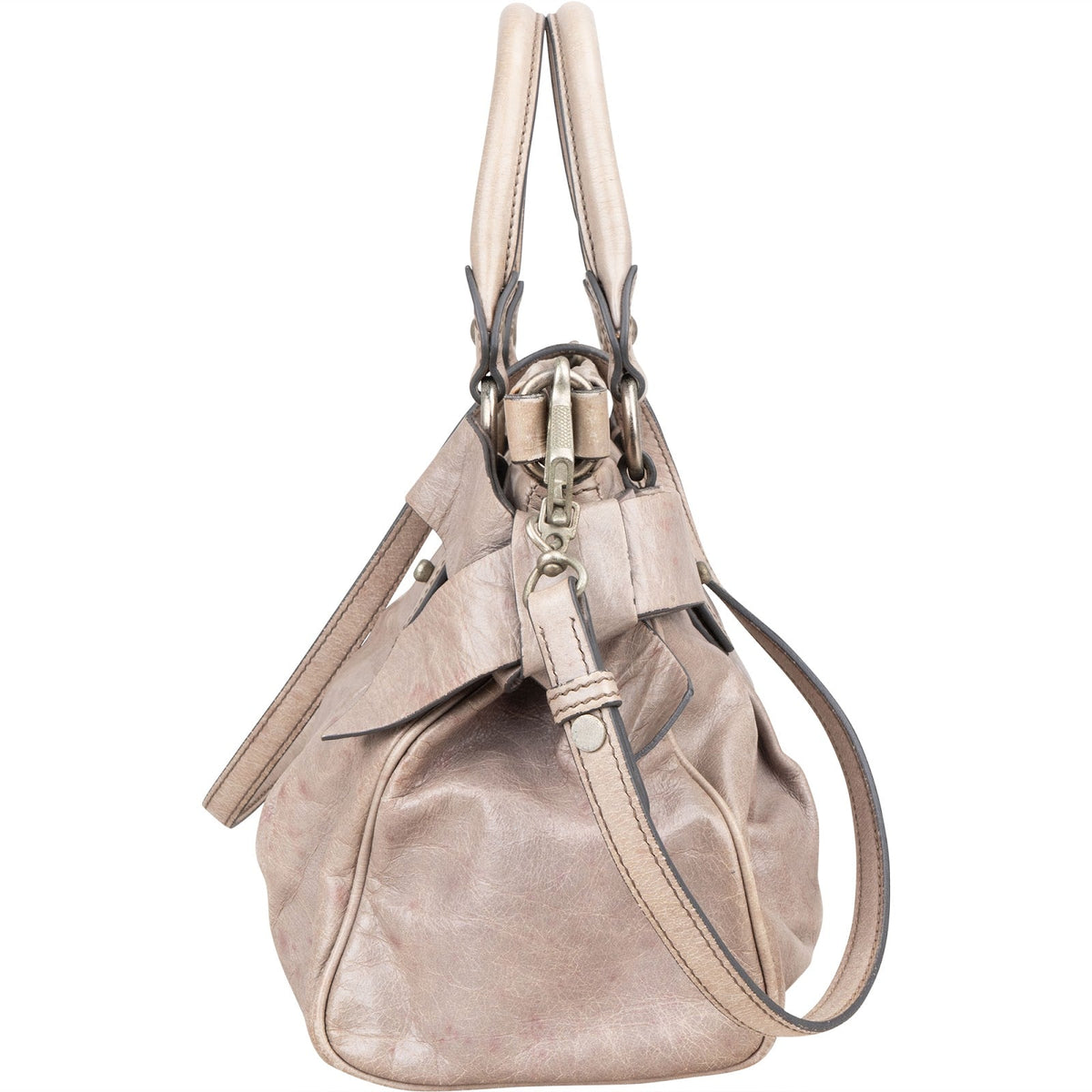 Miu Miu City aus Vitello-Lux-Leder – Ansicht 5