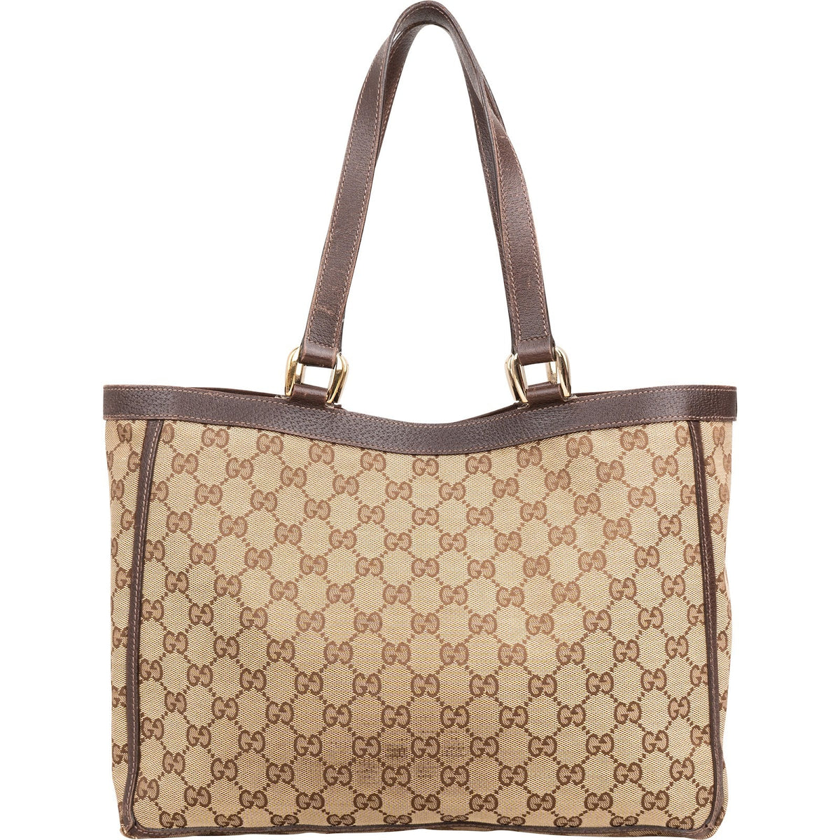 Gucci Abbey Double Pocket Tote aus GG Canvas – Ansicht 4
