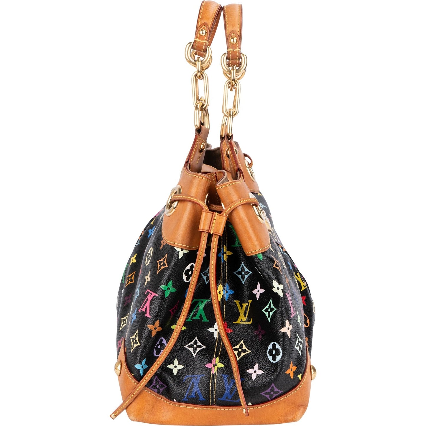 Louis Vuitton Canvas Monogram Murakami Multicolor Ursula GM Handbag