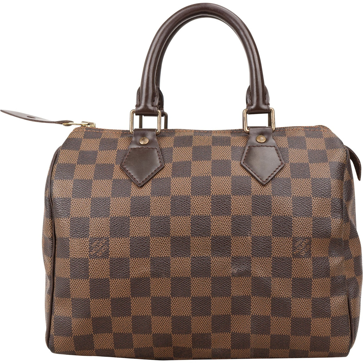 Louis Vuitton Monogram Damier Ebene Canvas Speedy 25 Handbag