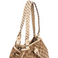 Gucci Monogram GG Canvas Bamboo Tassel Tote Shoulder Bag