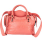 Balenciaga Pink Leather City Handbag