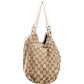 Gucci Monogram GG Canvas Abbey D-Ring Hobo Shoulder Bag