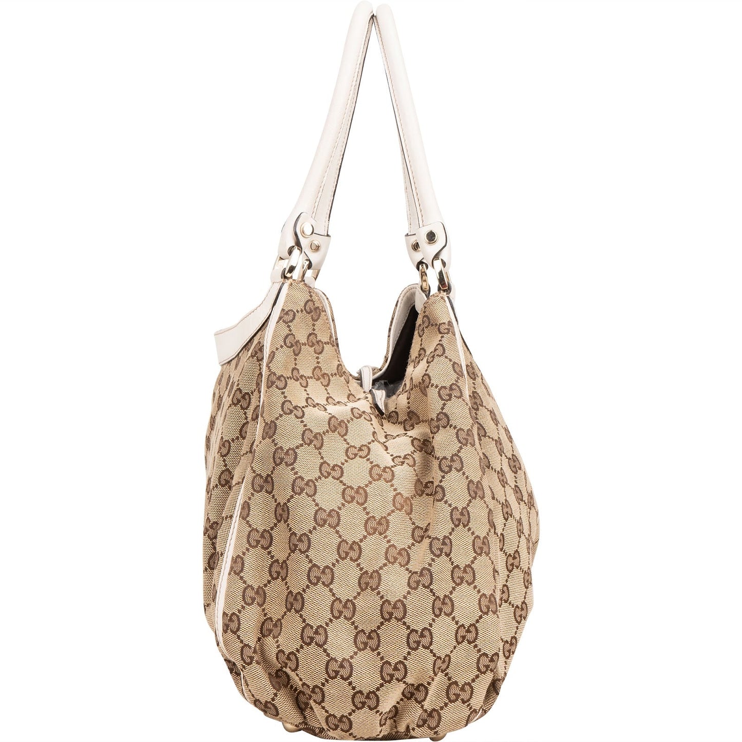 Gucci Monogram GG Canvas Abbey D-Ring Hobo Shoulder Bag