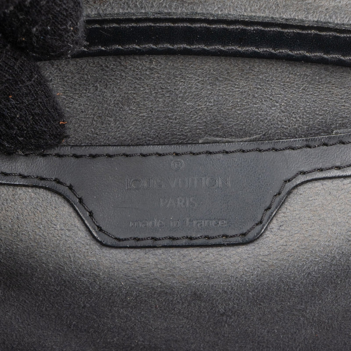 Louis Vuitton Noir Epi Leather Sac St. Jacques PM Shoulder Bag