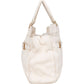 Miu Miu Satchel aus weißem Vitello-Daino-Leder – Ansicht 5