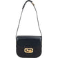 Celine Navy Boxcalf Leather Horse Carriage Triomphe Shoulder Bag