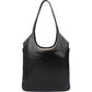 Miu Miu Smooth Leather Stitched Emblem Tote Shoulder Bag