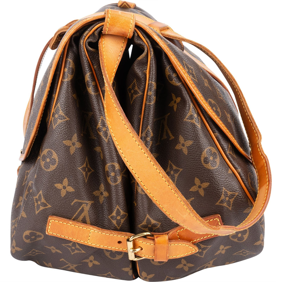 Louis Vuitton Monogram Canvas Saumur 35 Crossbody Bag