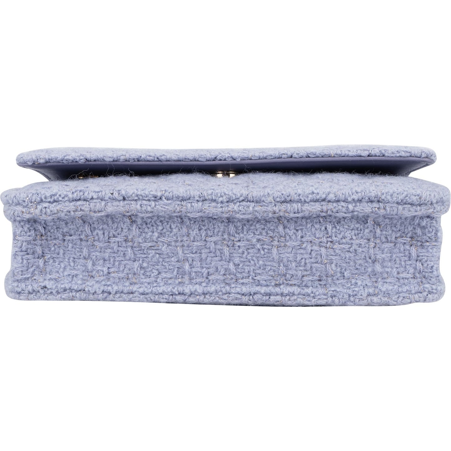 Chanel Quilted Tweed Wallet on Chain Crossbody Bag
