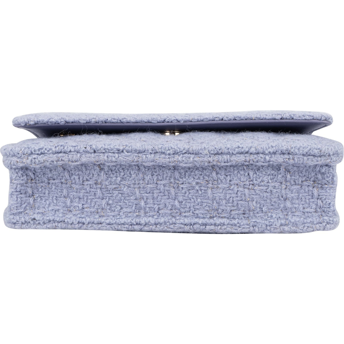 Chanel Quilted Tweed Wallet on Chain Crossbody Bag