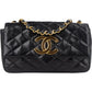 Chanel Quilted Lambskin 24K Gold Single Flap Crossbody Bag