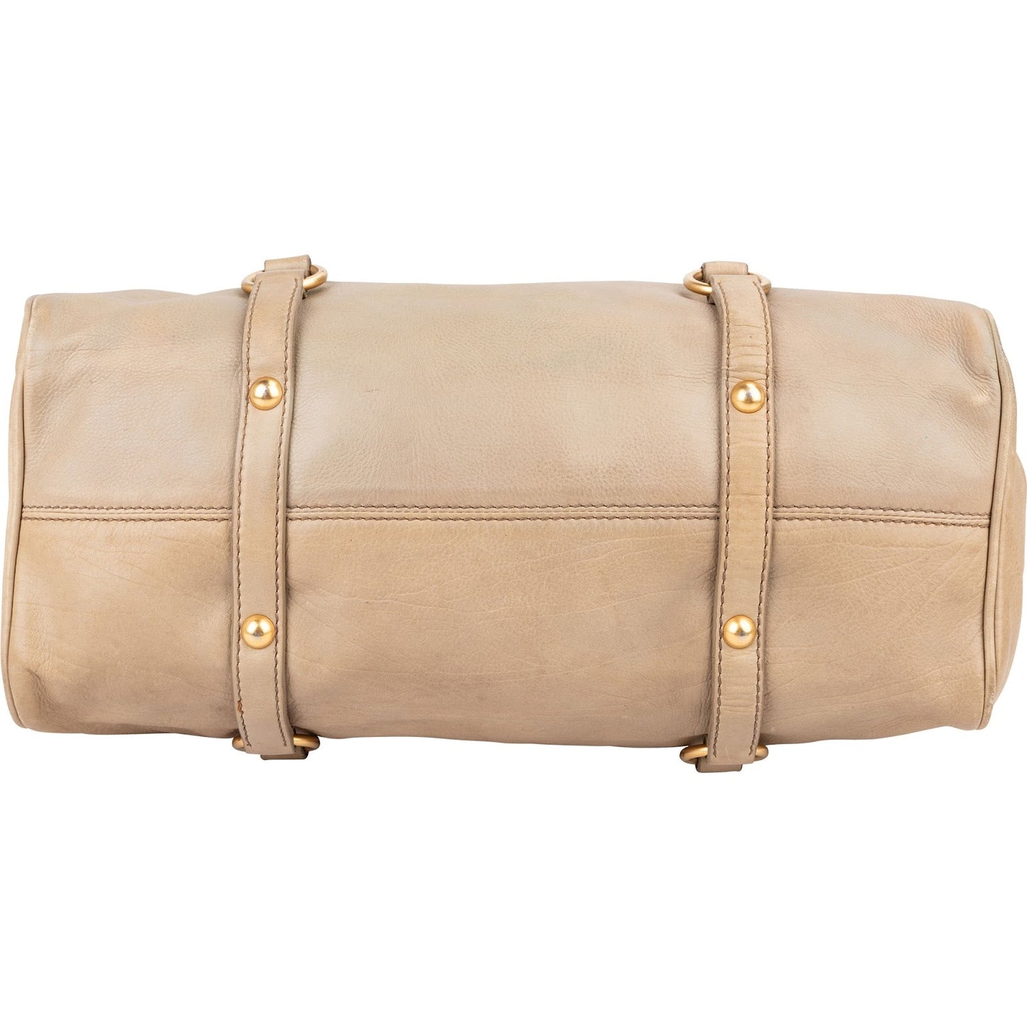 Miu Miu Vitello Lux Leather Bow Handbag