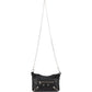 Balenciaga Black Leather City Mini Pochette Crossbody Bag