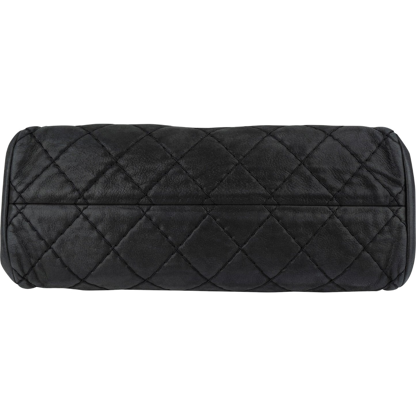 Chanel Quilted Iridescent Calfskin Just Mademoiselle Bowling CC Shoulder Bag