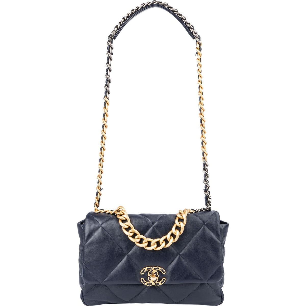 Chanel 19 Quilted Lambskin Large Crossbody Bag