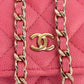 Chanel Quilted Caviar Leather Wallet On Chain Crossbody Bag