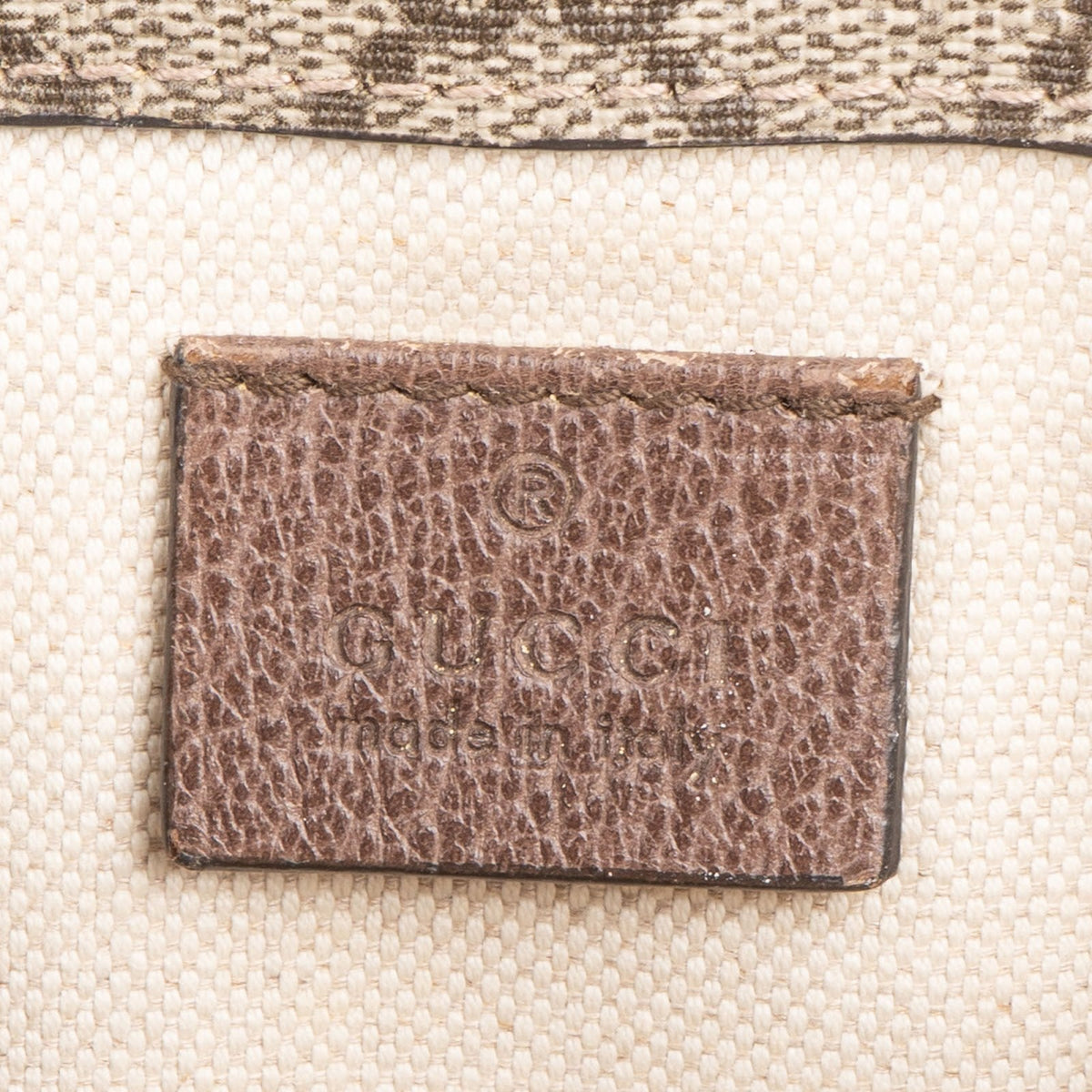 Gucci Monogram GG Supreme Canvas Neo Vintage Belt Crossbody Bag