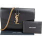 Saint Laurent Smooth Leather Sulpice Wallet On Chain Crossbody Bag
