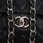 Chanel Quilted Caviar Leather Palladium Maxi Single Flap Crossbody Bag