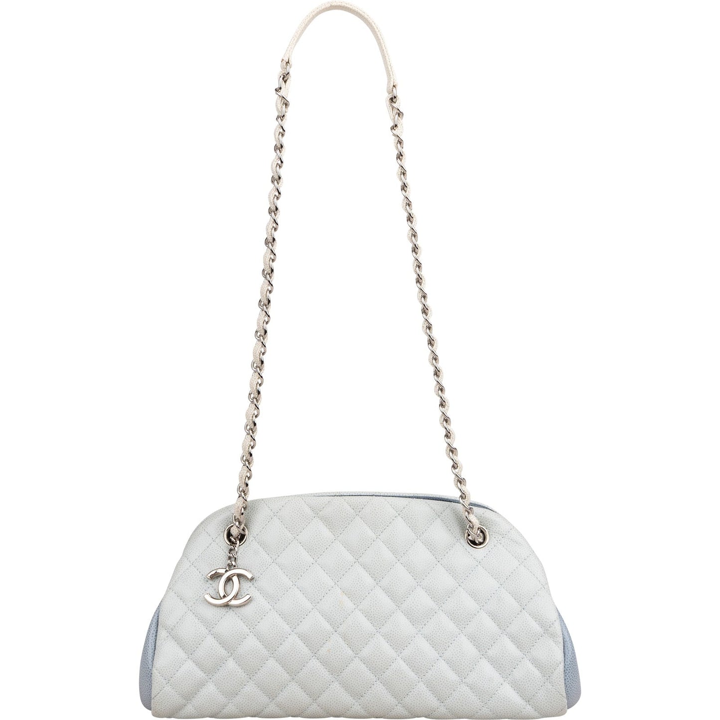 Chanel Quilted Caviar Leather Mademoiselle Bowling Shoulder Bag