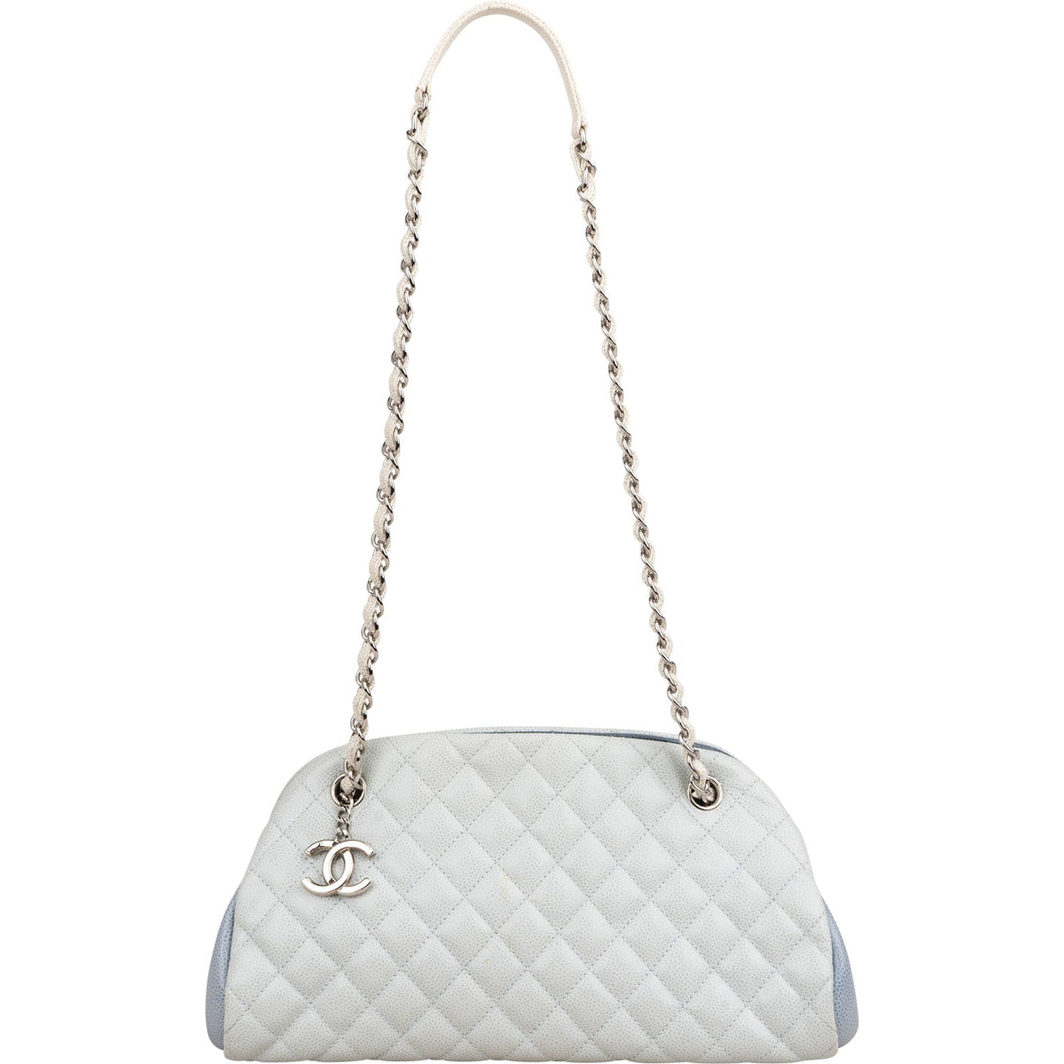 Chanel Quilted Caviar Leather Mademoiselle Bowling Shoulder Bag