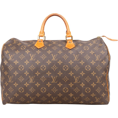 Louis Vuitton Monogram Canvas Speedy 40 Handbag