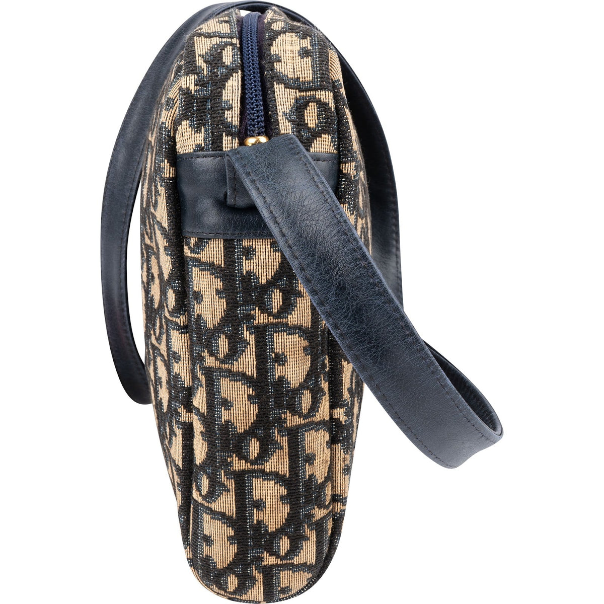 Christian Dior Trotter Monogram Canvas Upside Down Shoulder Bag