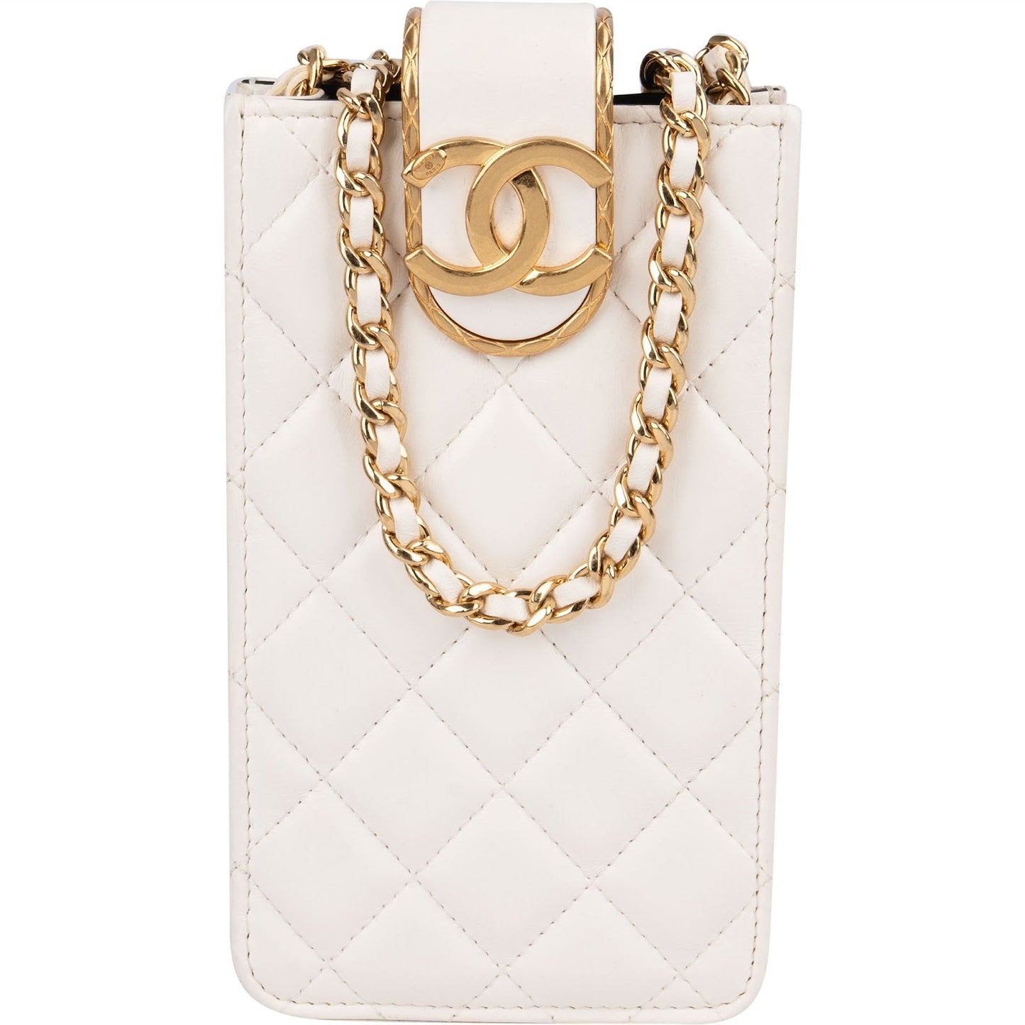 Chanel Quilted Lambskin CC in Love Phone Crossbody Bag
