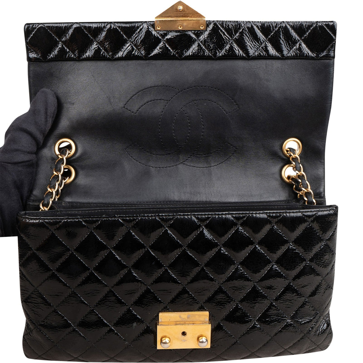 Chanel Patent Leather Ultimate Soft Single Flap Crossbody Bag