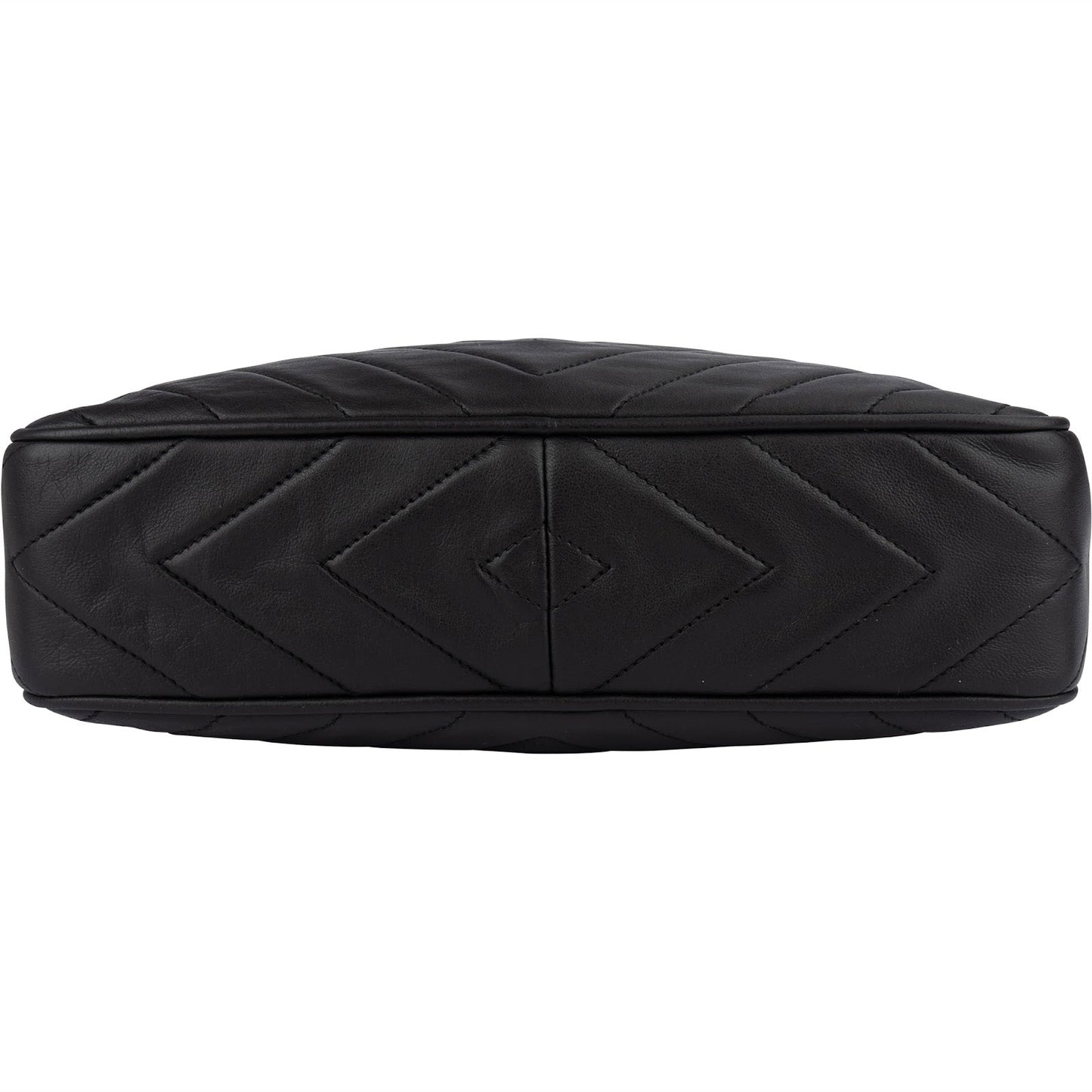 Chanel Quilted Lambskin Chevron Camera Crossbody Bag