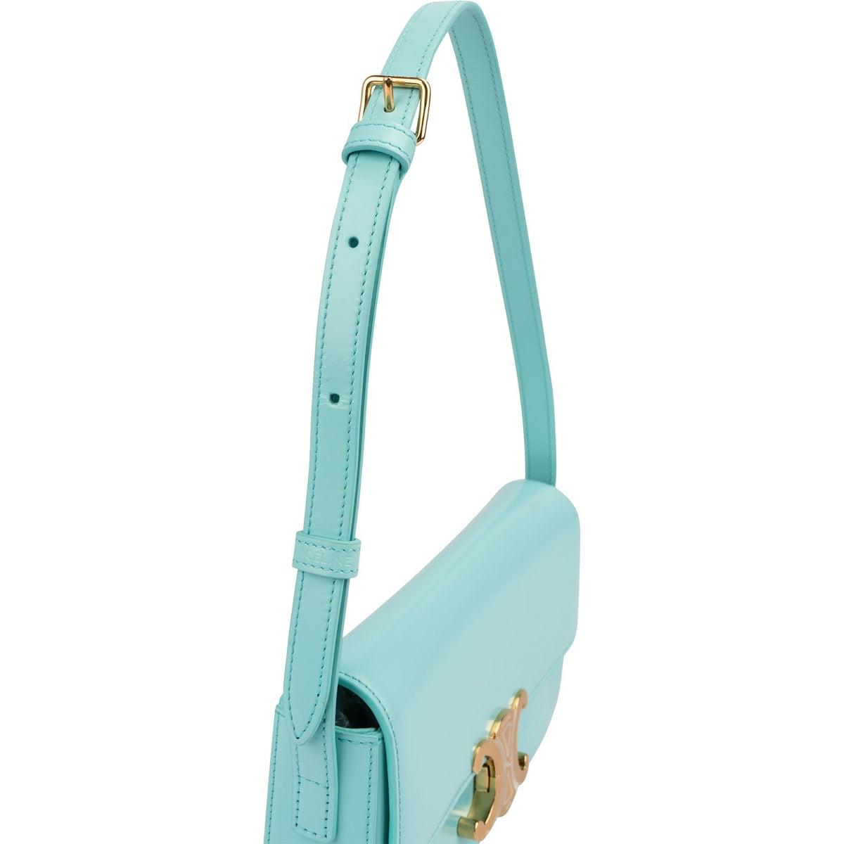 Celine Teen Triomphe Small aus Box-Kalbsleder – Ansicht 2