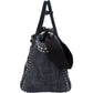 Prada Shopper aus perforiertem Denim mit Nieten – Ansicht 6