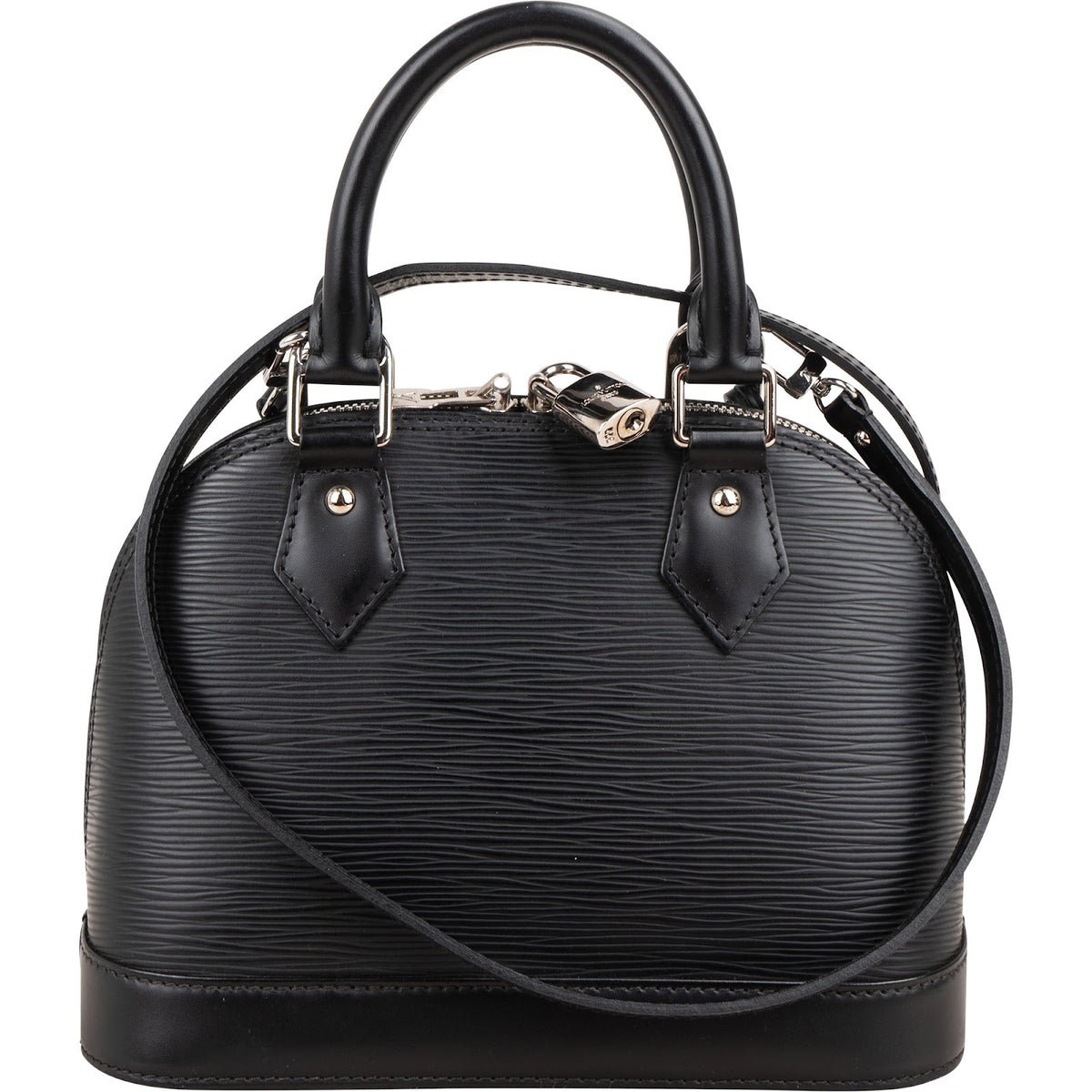 Louis Vuitton Noir Epi Leather Alma BB Handbag