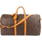Louis Vuitton Monogram Canvas Keepall 60 Bandoulière Travel Bag