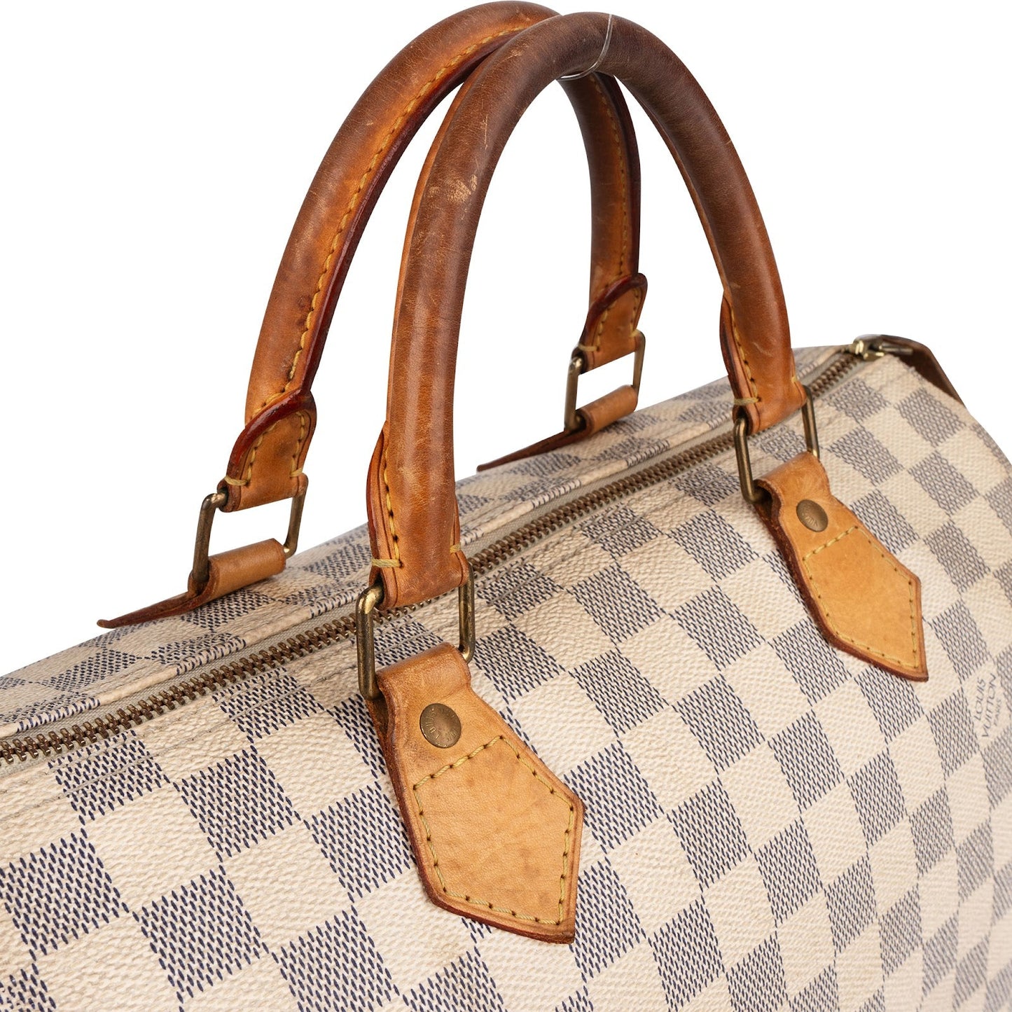 Louis Vuitton Monogram Damier Azur Speedy 30 Handbag