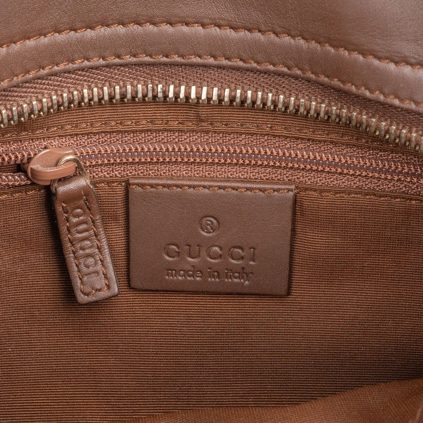 Gucci Monogram GG Canvas Baguette Shoulder Bag