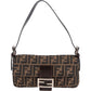 Fendi Monogram FF Baguette Shoulder Bag