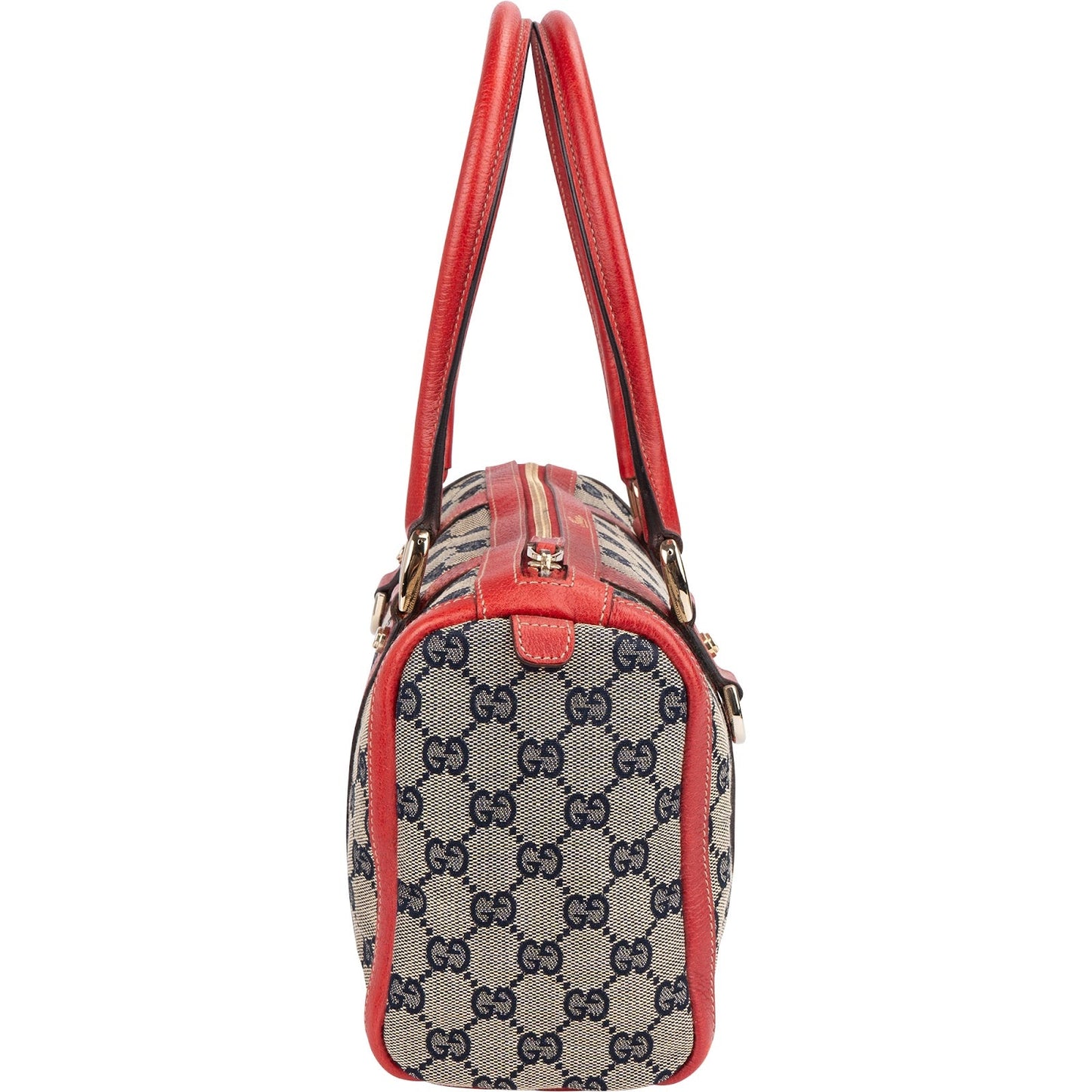 Gucci Monogram GG Canvas Boston Handbag