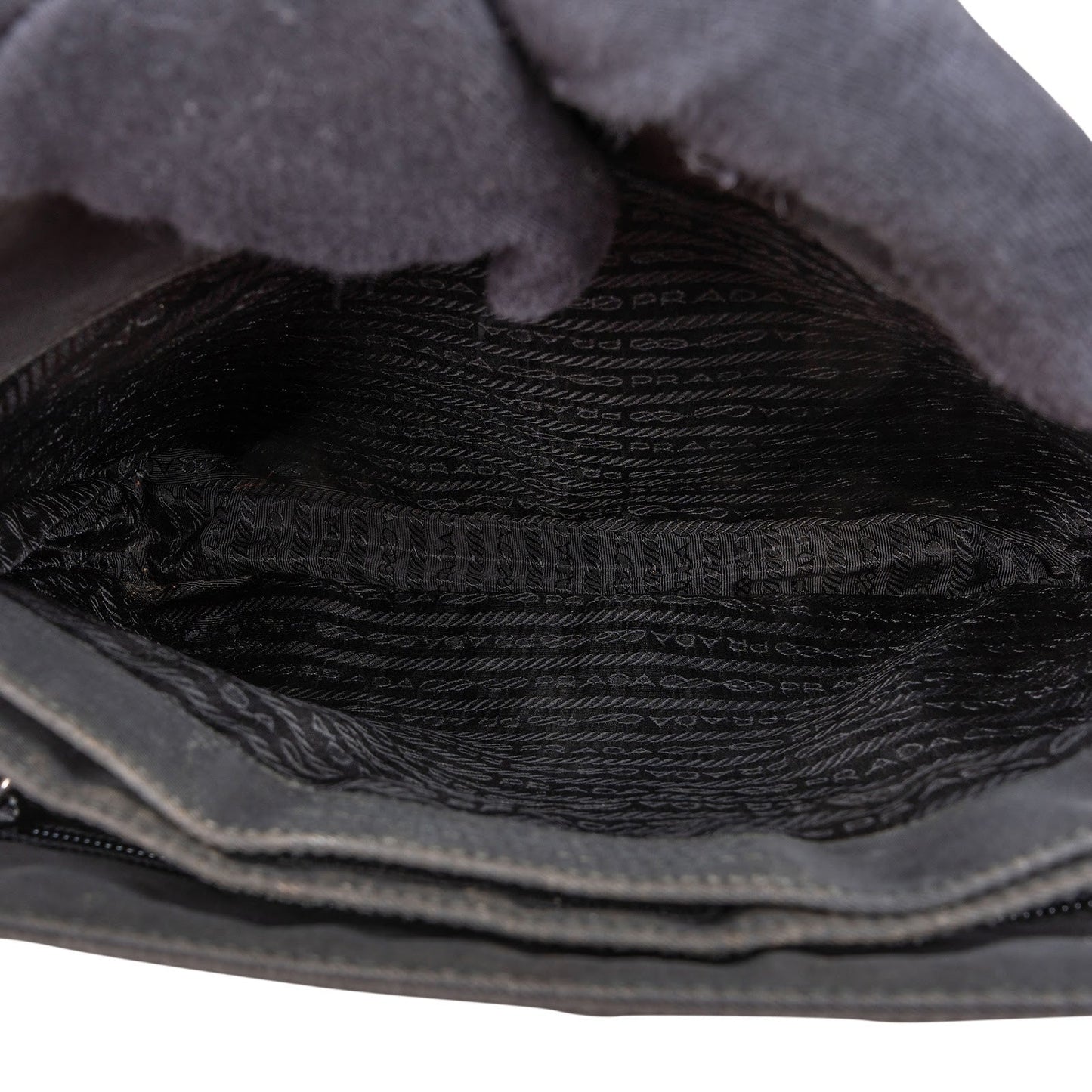 Prada Tessuto Handle Triangle Shoulder Bag