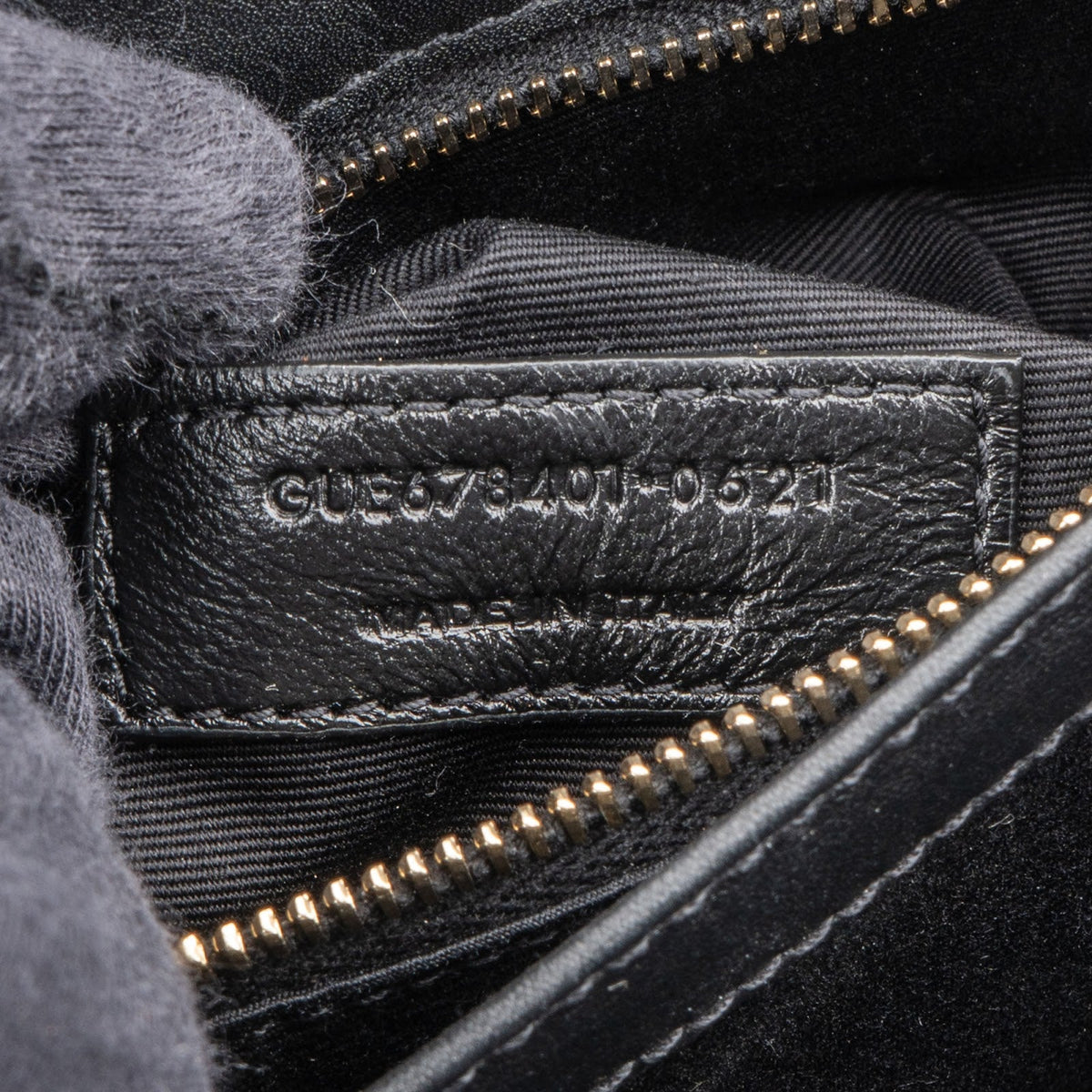 Yves Saint Laurent Quilted Suede Mini Loulou Puffer Crossbody Bag