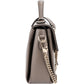 Gucci Taupe Grained Leather Interlocking GG Top Handle Handbag