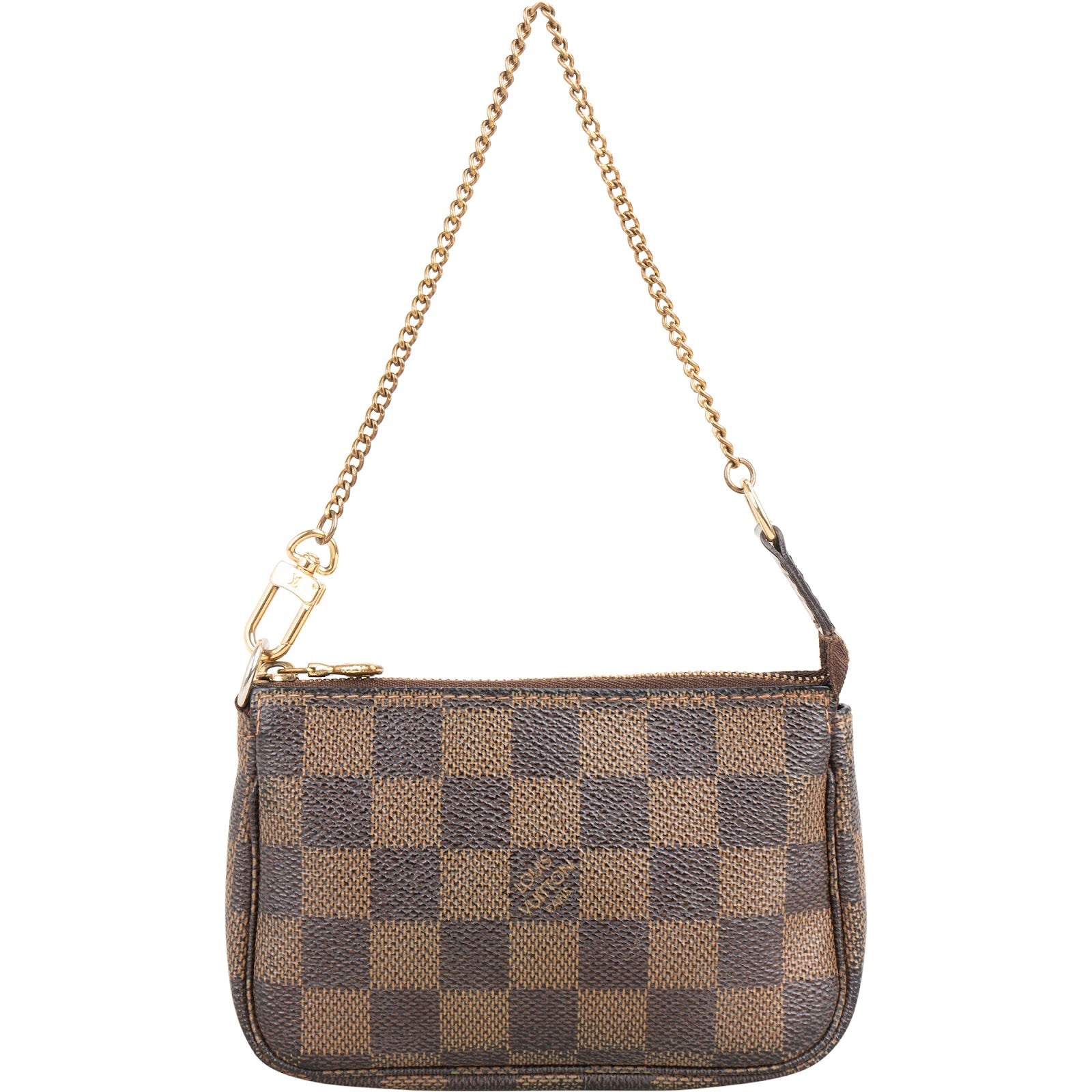 Louis Vuitton Monogram Damier Ebene Mini Pochette Accessoires Handbag