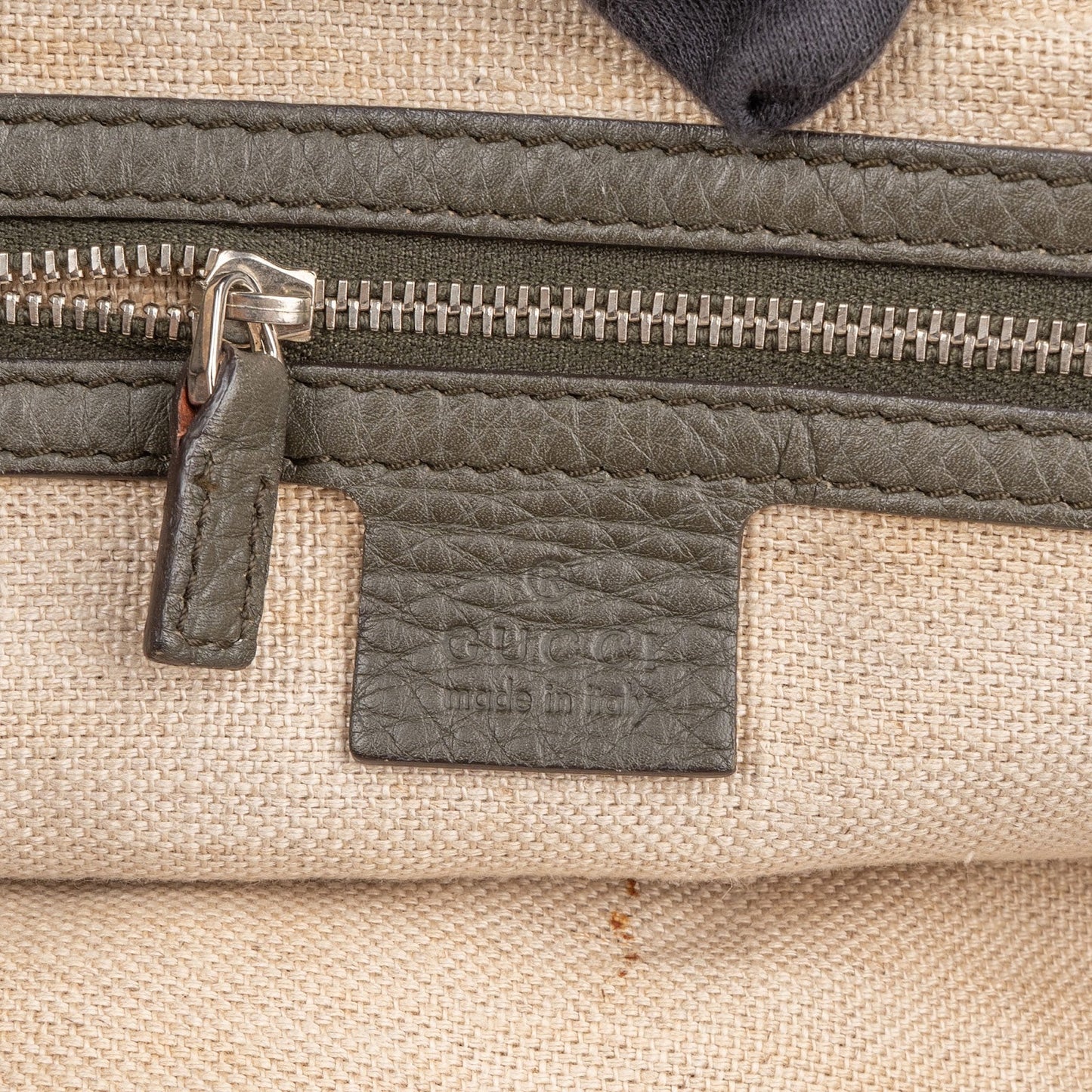 Gucci Monogram GG Horsebit Tote Shoulder Bag