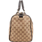 Gucci Monogram GG Coated Canvas Boston Handbag