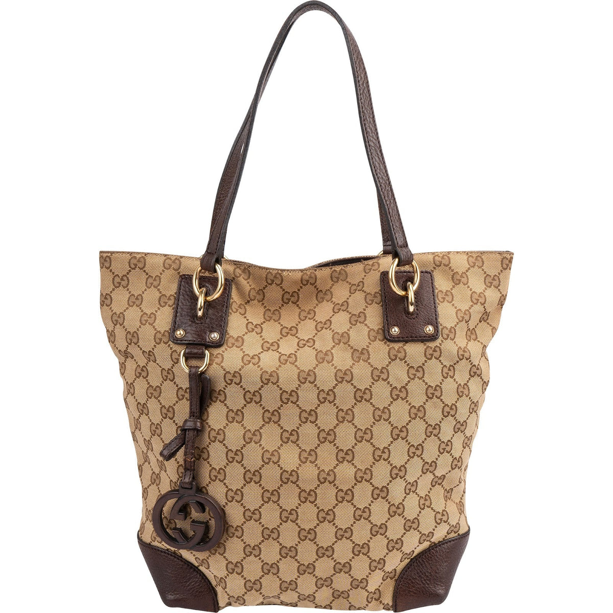 Gucci Interlocking G Tote aus GG Canvas – Vorderansicht