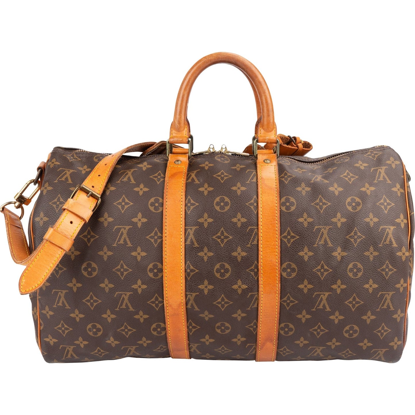 Louis Vuitton Monogram Canvas Keepall 45 Bandoulière Travel Bag